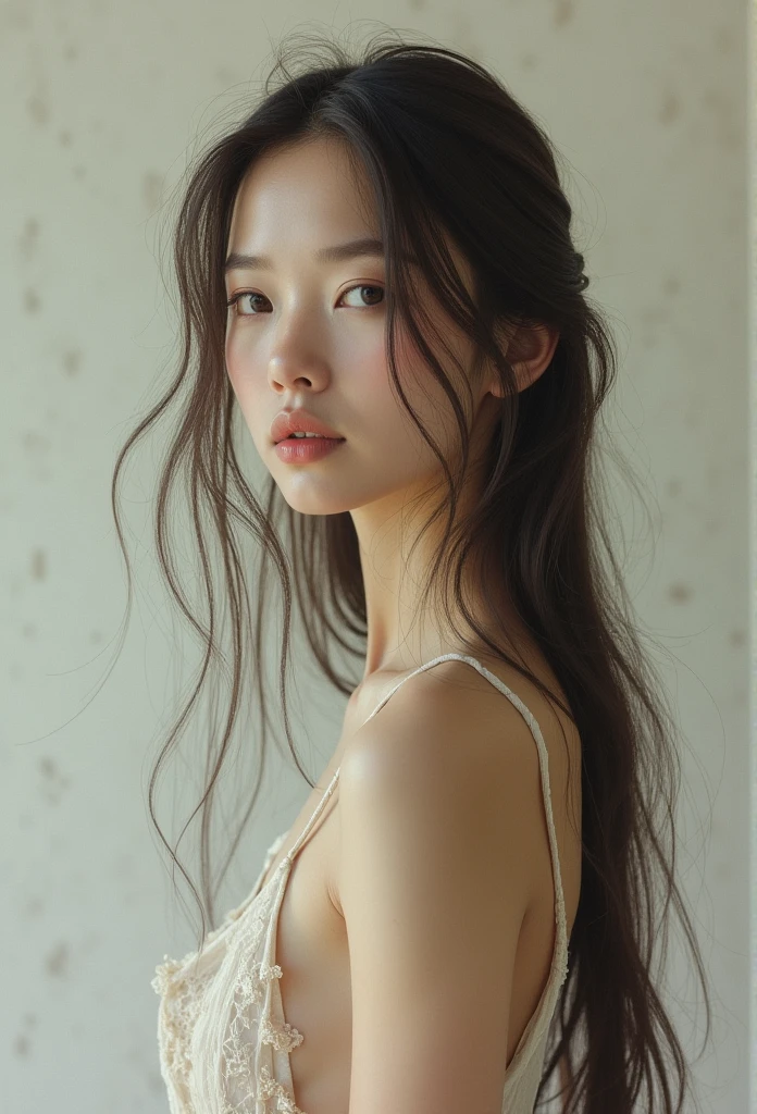 thin long hair