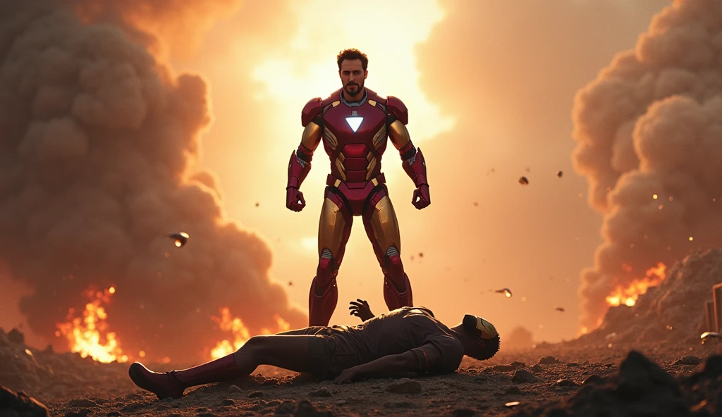 Scene 27: Victory Seized
In a twist, Tony Stark plan comes together. He defeats "Crumbs" in a final, decisive move.