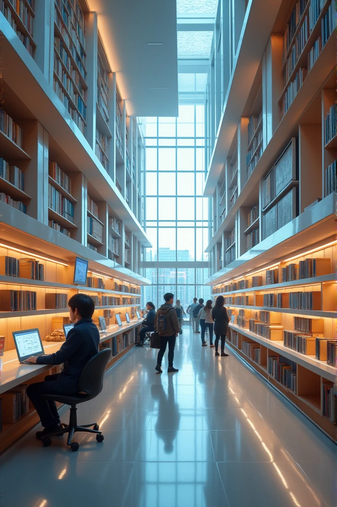 A place to borrow smart books that use AI
