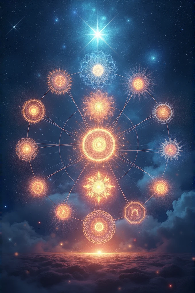 Thirteen constellation chakras 