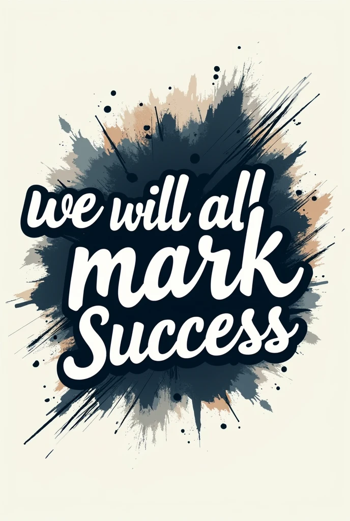 A logo for a high school graduation jacket inspired by the name TIME: “We will all mark success”