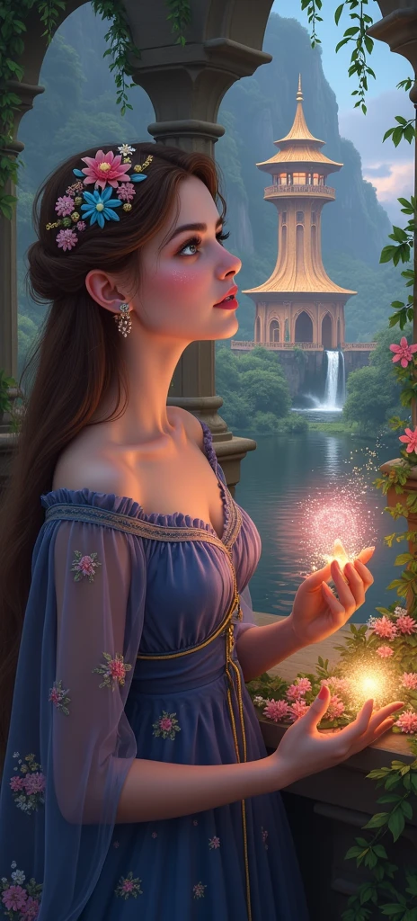 A Disney style with the same external beauty as in the photo
