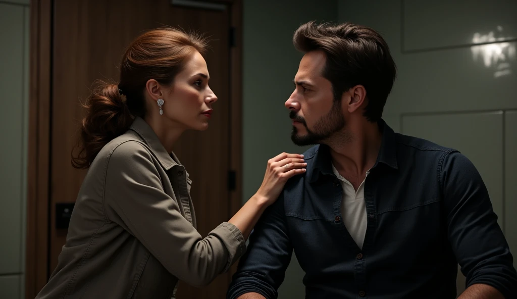 Scene 30: Pepper’s Reassurance*
Pepper reassures Tony Stark that he made the right choice. They share a quiet moment of peace.