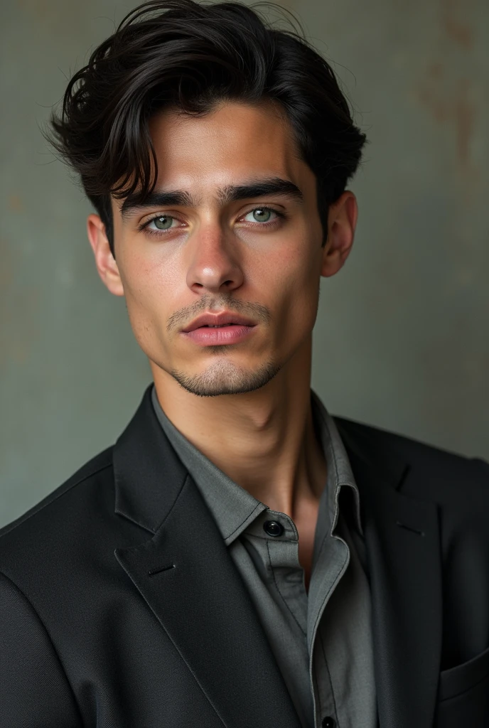 Young man on book cover