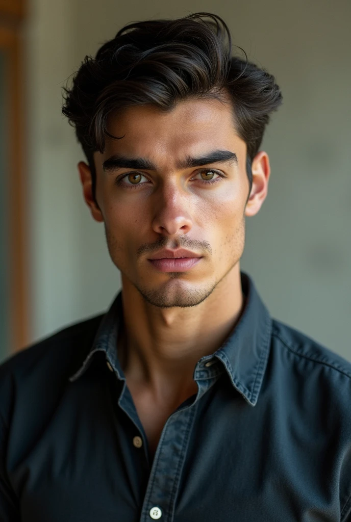 Young man on book cover