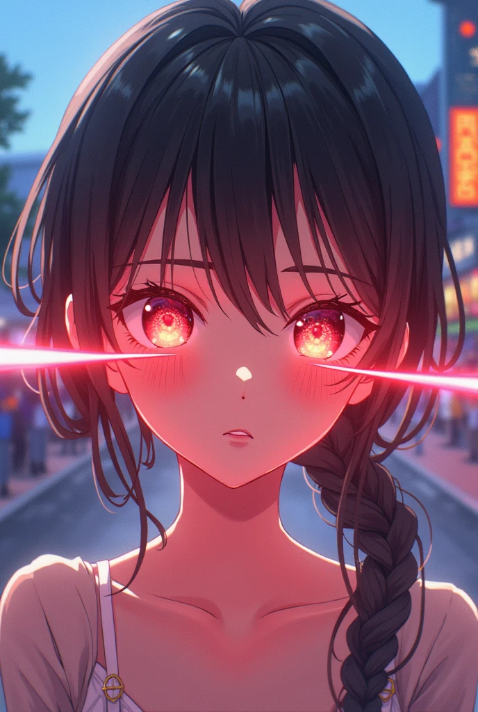 The girls have lasers shooting out of their eyes.,Lasers coming out of the eyes,Laser from the eyes,community,Cute people,Japanese