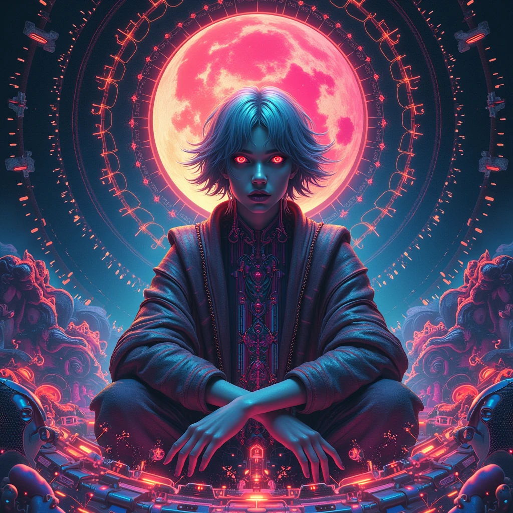 colors , surreal electronic music and innovations , capa para album musical , instrumental eleteonico , type beats , artistic excellence , surpriendame ia