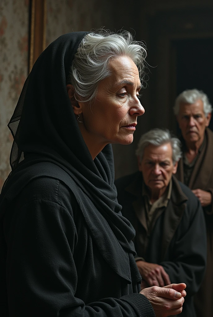a mature woman remembers the sin and stiffness of the Fate that befell her. an old woman also asked the old father that it was very dangerous for him to knock on our house.