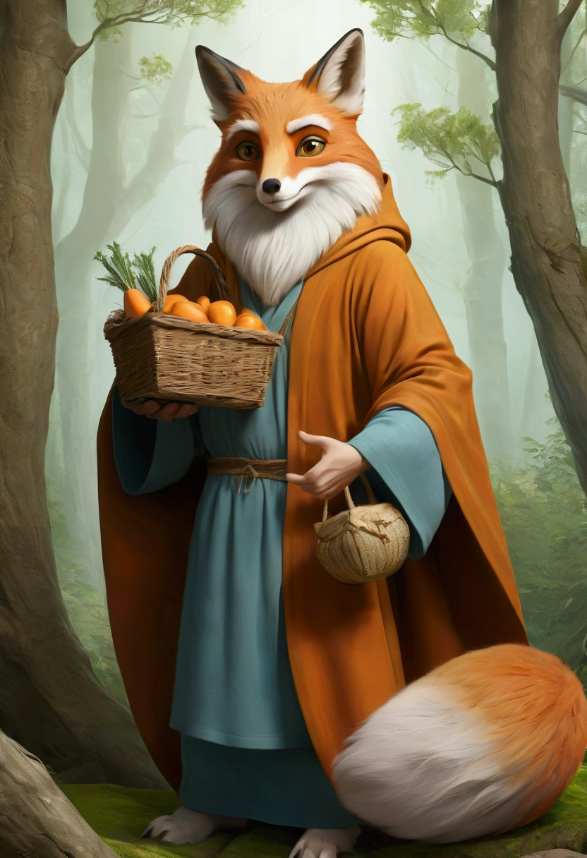 **The Fox and the Forest Guru**
in the enchanted forest, a fox named Cunning, wanting to live without working, pretended to be a guru capable of solving all animal problems. She spread that, in exchange for small contributions, would offer miracle cures and solutions.
o coelho, seeking healing for your family, handed over carrots hoping for a magic potion, that was never done. The owl, in financial difficulties, handed over mice in exchange for a secret of wealth, that never arrived.
logo, The animals realized that nothing changed and that Ascuta was just hoarding the gifts. Revolted, they got together, unmasked the scam and drove the fox out of the forest.
**Moral of the story:** Don't trust in miraculous promises; Muitas vezes, are scammers' tricks.