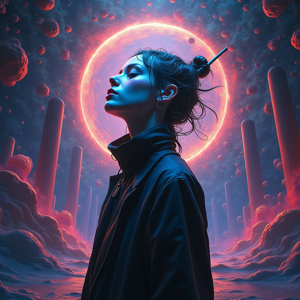 colors , surreal electronic music and innovations , capa para album musical , instrumental eleteonico , type beats , artistic excellence , surpriendame ia