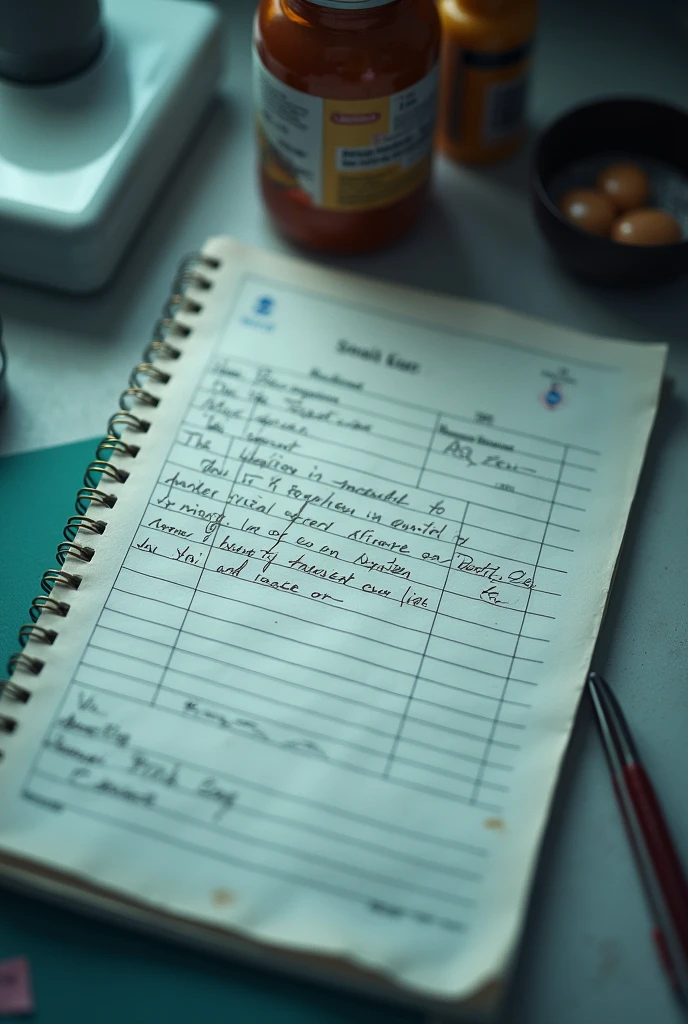 Doctor prescription photo taken in low quality camera from above Indian doctor