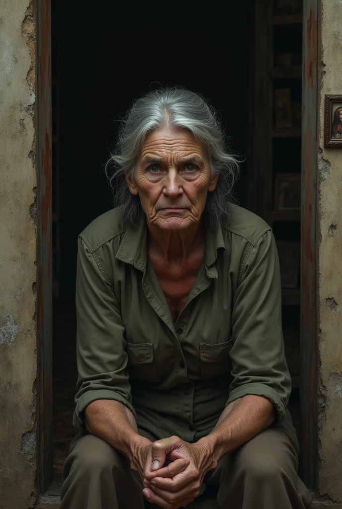 a mature women remembers the sin and stiffness of the Fate that befell her. an a matured women also asked the old father that it was very dangerous for his to knock on our house.