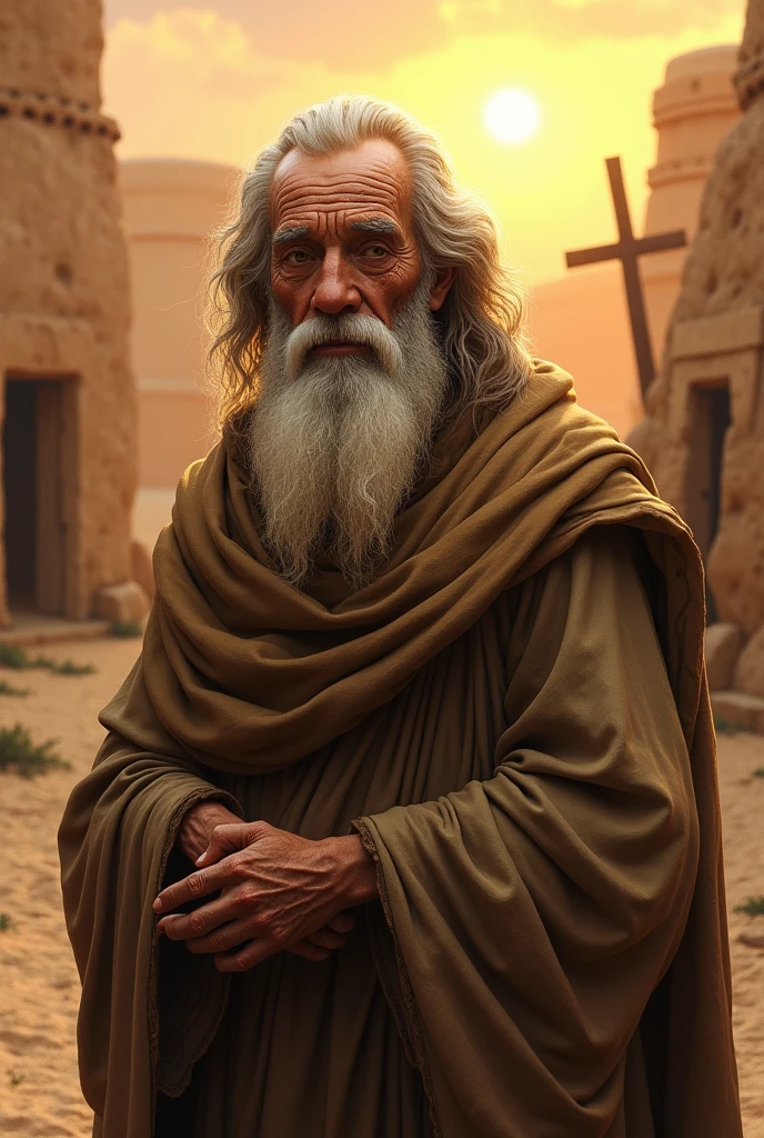 Biblical character Isaac, very old