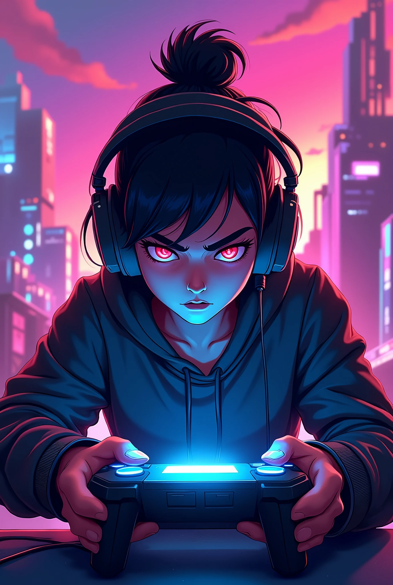 Create me a cool fanart for the game named "Flex Your Fps" and write my name as stormy