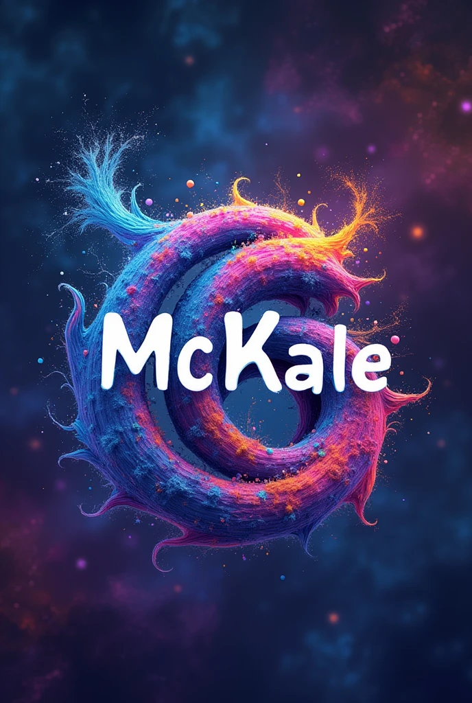 Creat an animated name  with "Mckale @ 6" inside out movie theme