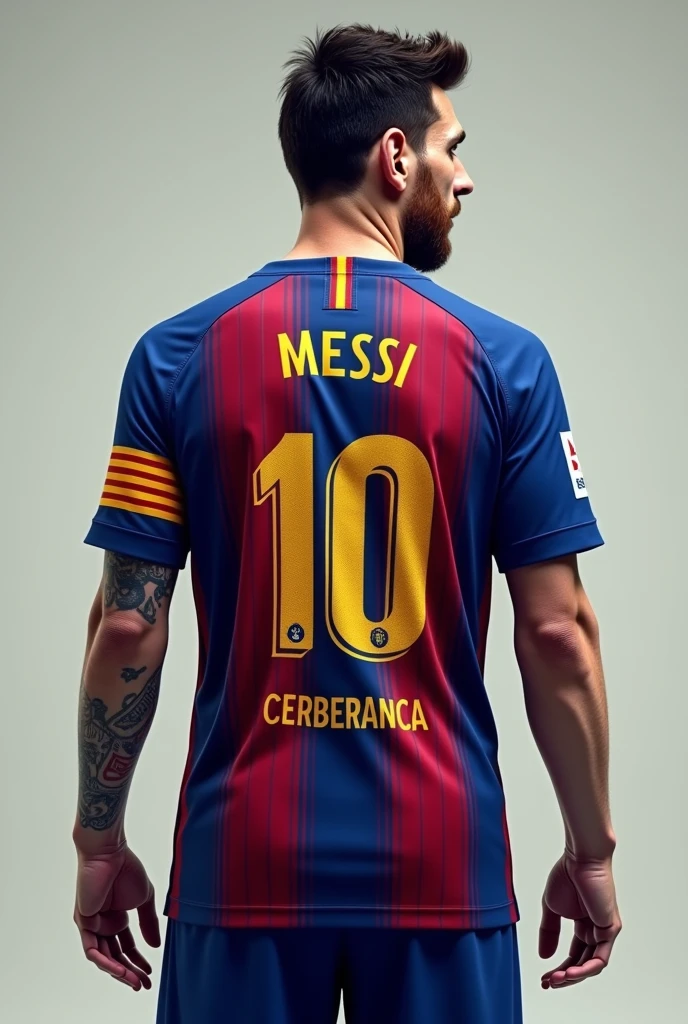 I want Messi&#39;s Barca shirt to say Alex and for him to appear with the number 10