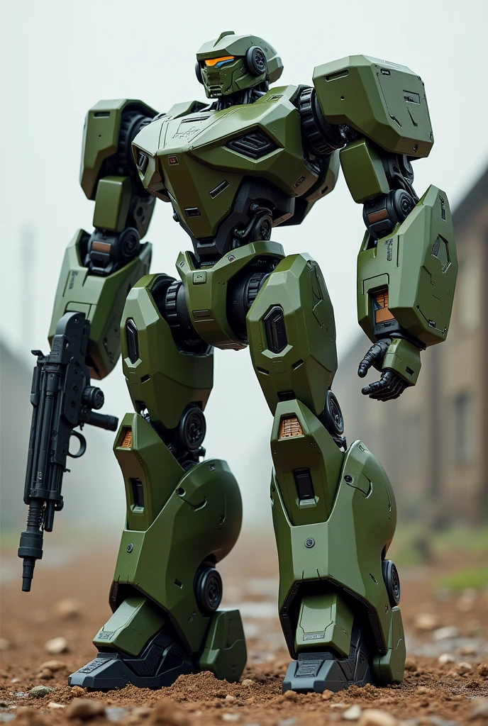 Military green multifunctional robot transformer pen
