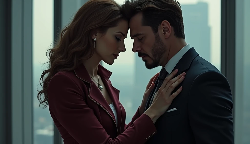 Scene 38: Pepper's Comfort
Back at Stark Tower, Pepper consoles Tony Stark, reminding him of the lives he’s saved and the importance of his mission. They share a quiet, intimate moment.