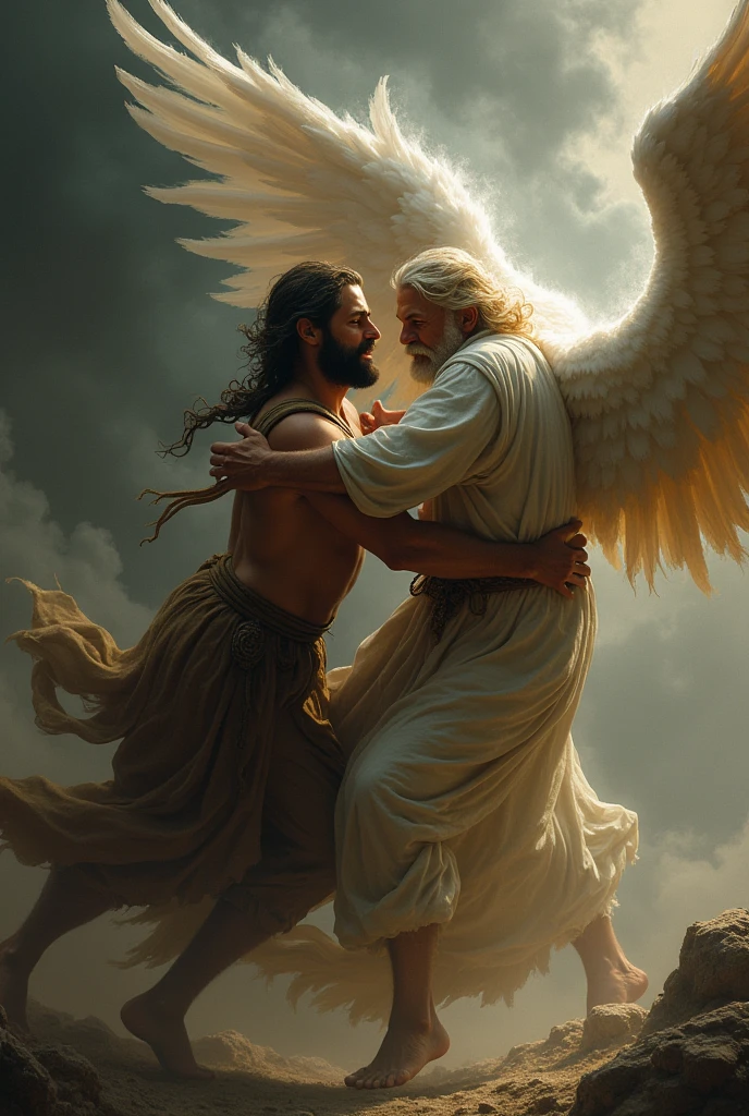 
Jacob and the fight against the angel