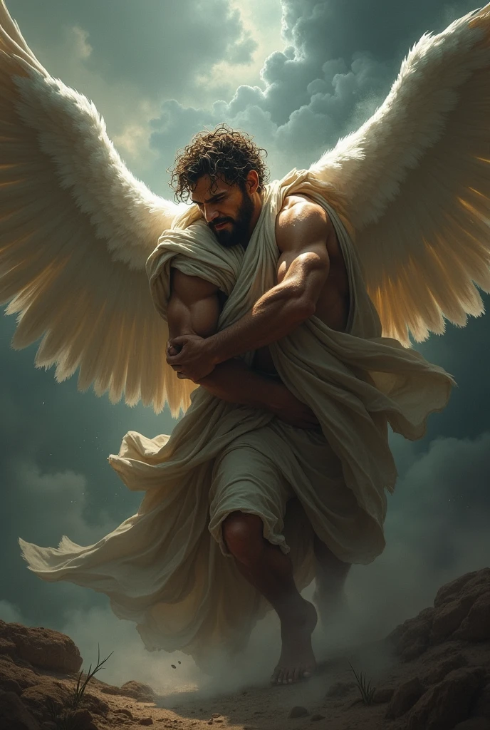 
Jacob and the fight against the angel