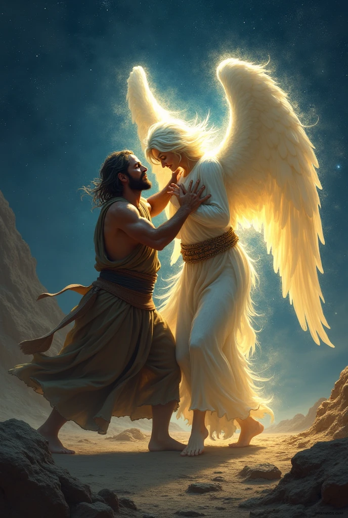 
Jacob and the wrestling angel