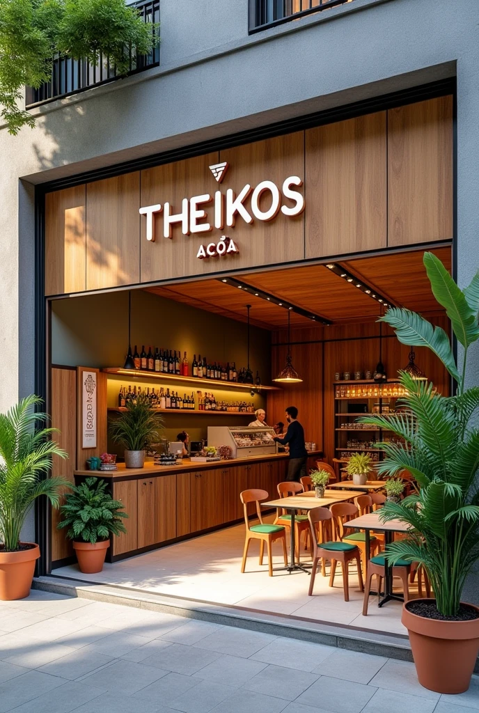 store named Theikos Açaí