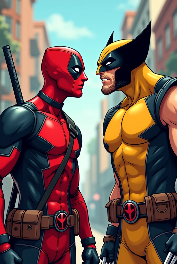 DEADPOOL AND WOLVERINE ANIMATED SAYING