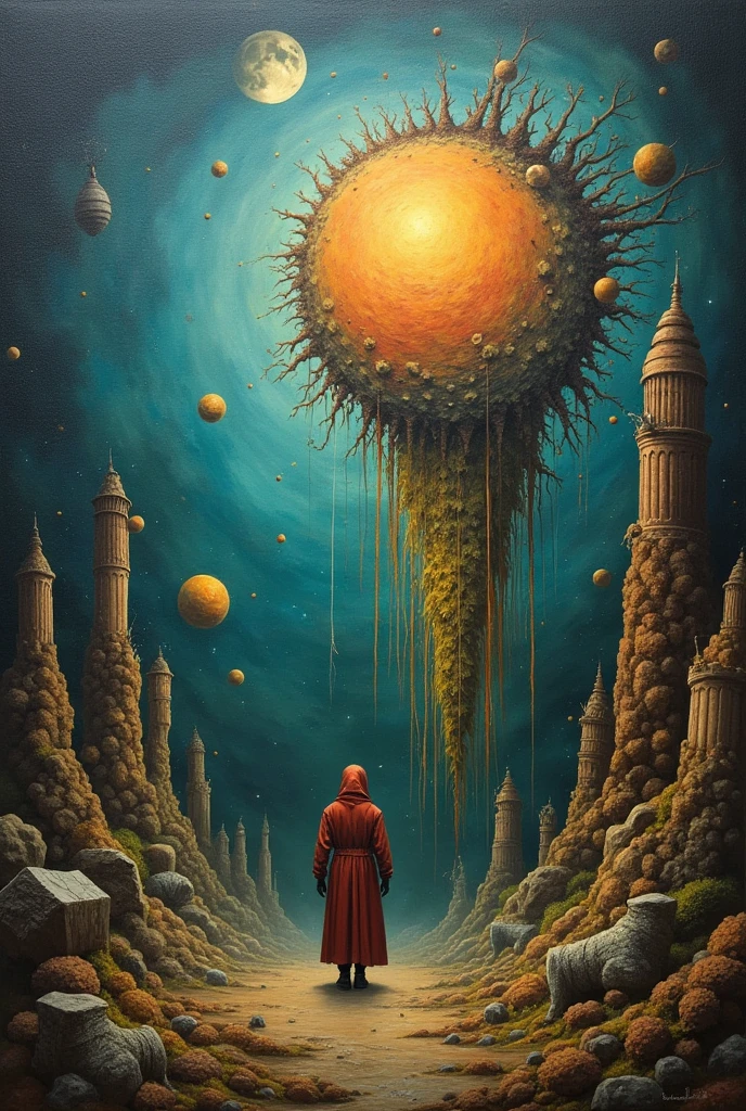 A work of surrealism that has a meaning 