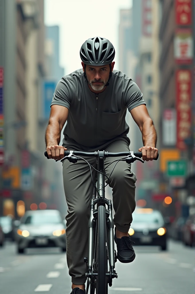 I want a man on a bicycle 