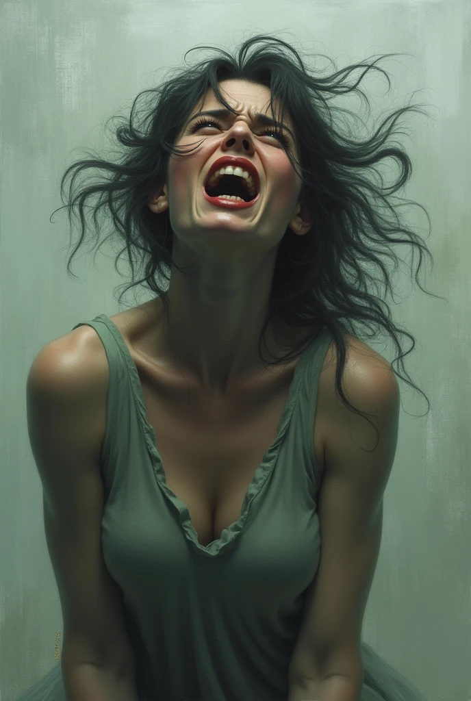 woman with emotional instability