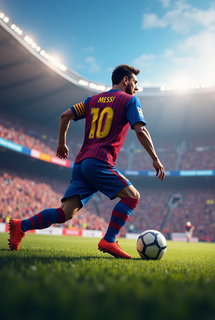 Generates the player Messi,and you have a personalized shirt with my name Alex on the number 10 and the team will be called INSANE FC