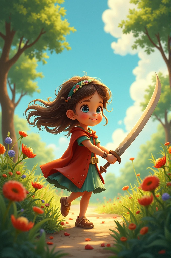 At , Elena&#39;s garden became a magical world full of adventures. With a stick in hand, He led his friends on imaginary missions, Facing invisible dragons and rescuing buried treasures. Her parents encouraged her to be creative., and when something went wrong, They comforted her and helped her learn from her mistakes., preventing him from feeling guilty for trying new things.