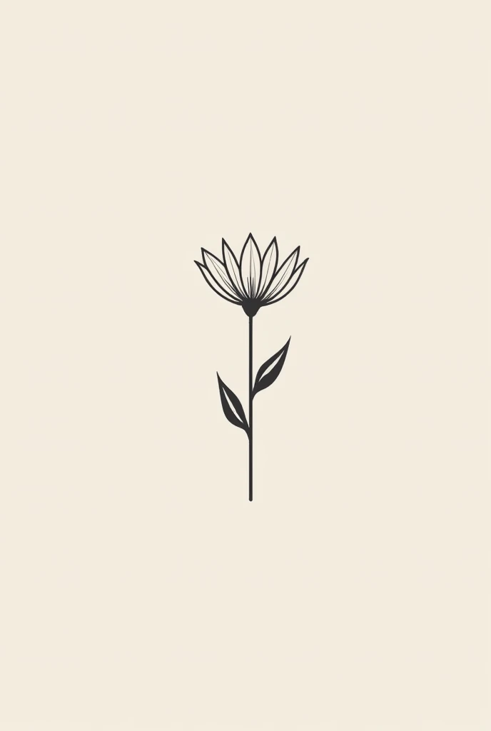 A logo for a modern flower shop