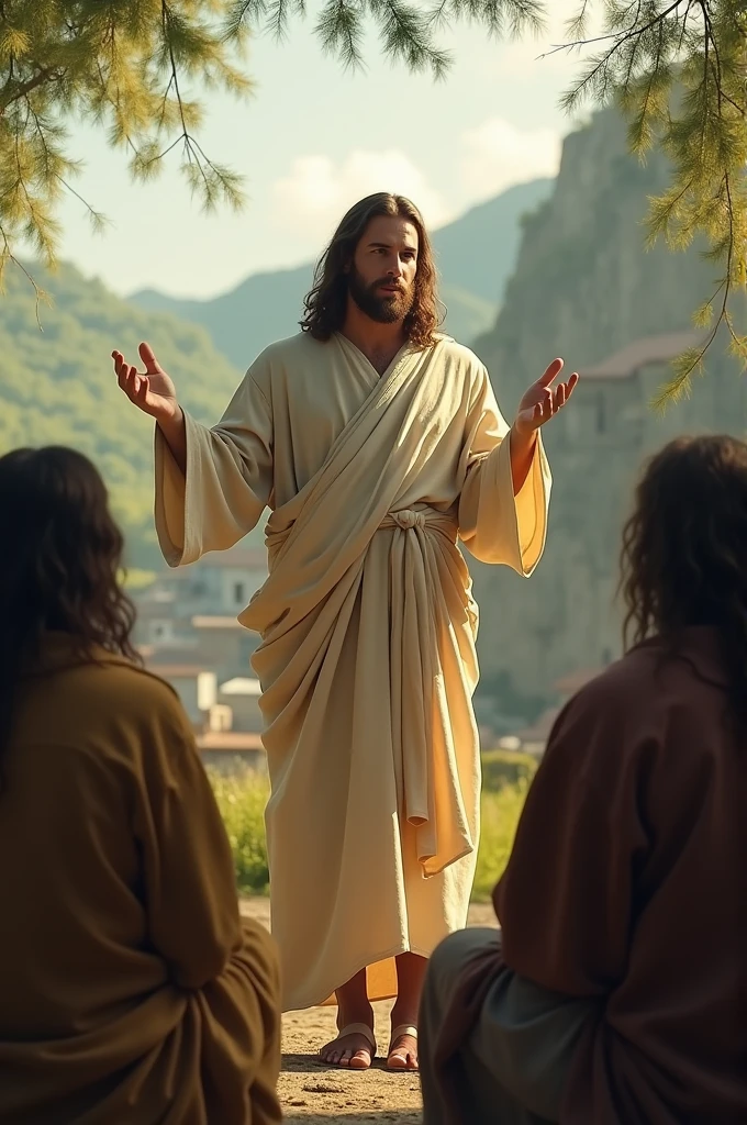 Photo jesus entrain de parler