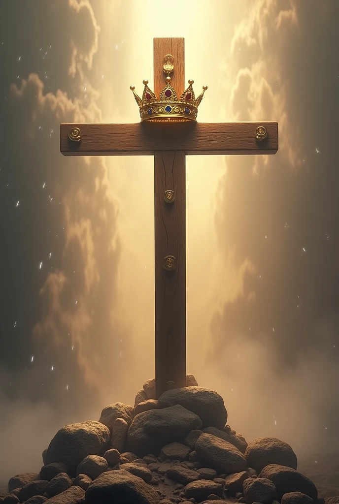 Cross with a crown