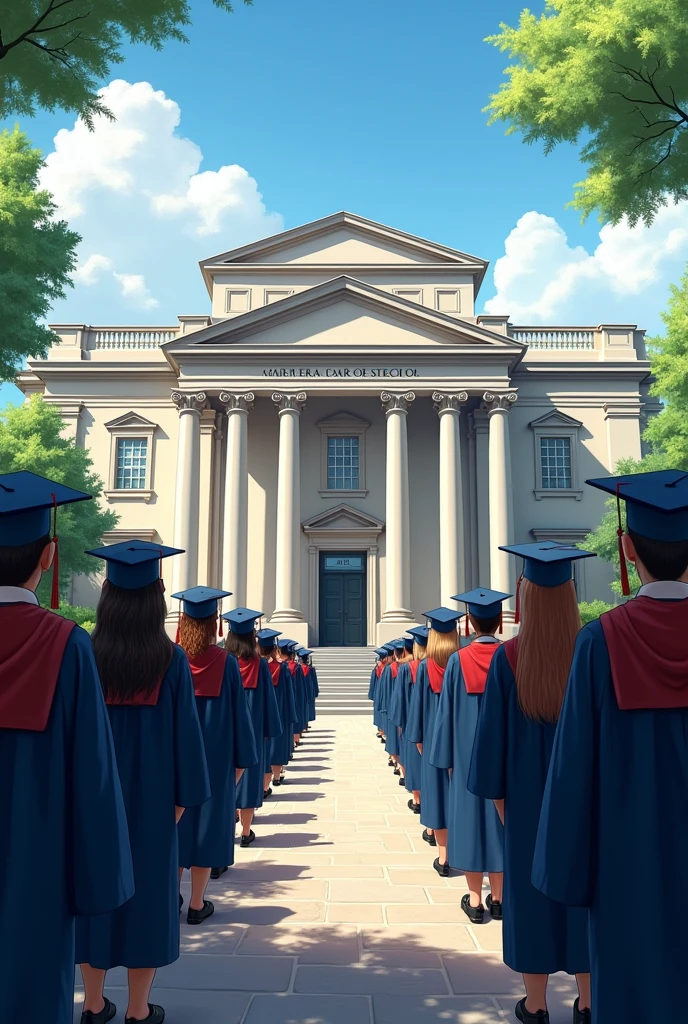 Graduation，Must have school building characteristics