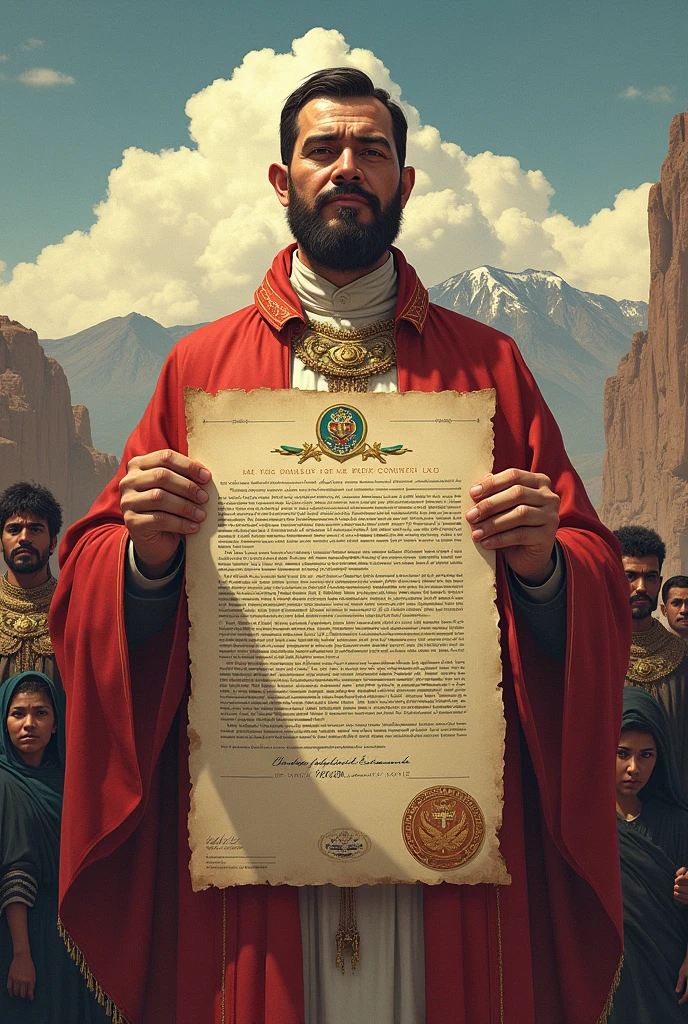 Generate an image with the Political Constitution of Peru
