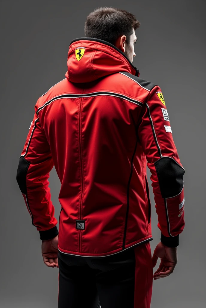 Design a Ferrari Formula 1 racing jacket