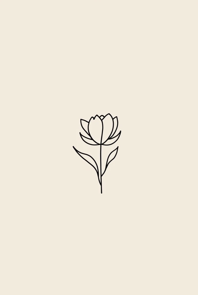 A logo for a modern flower shop