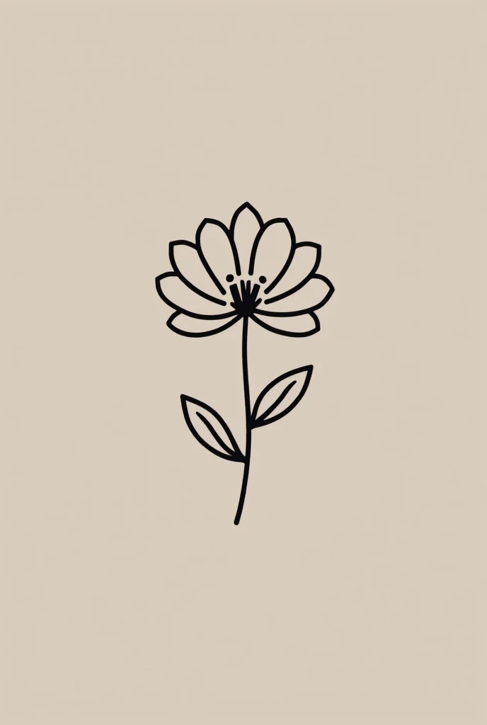 A logo for a modern flower shop