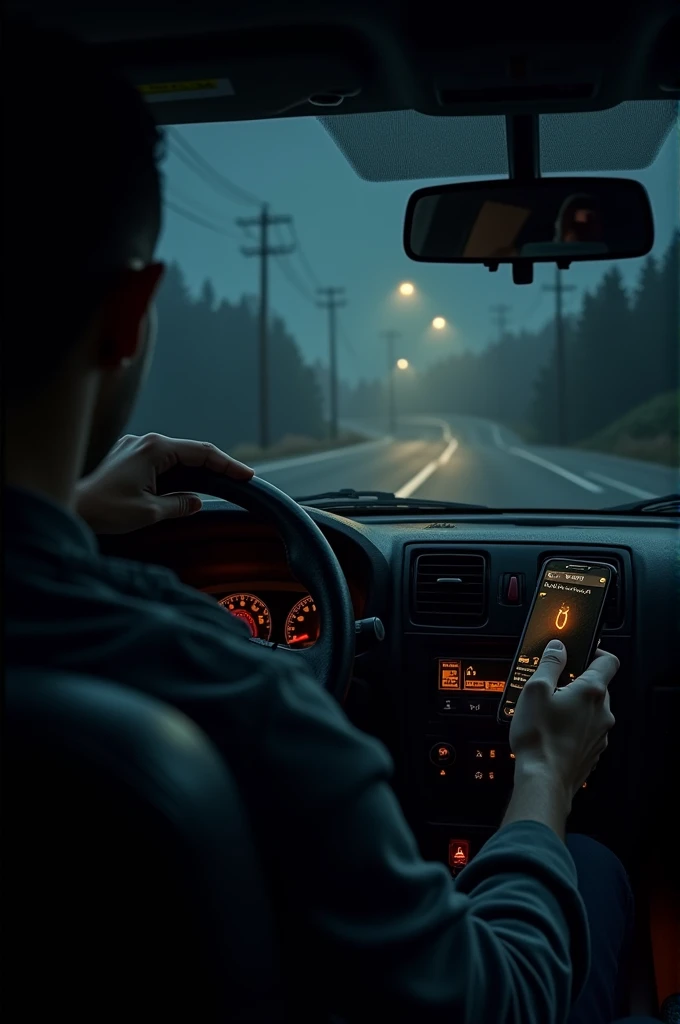 Cell phone ringing inside a car