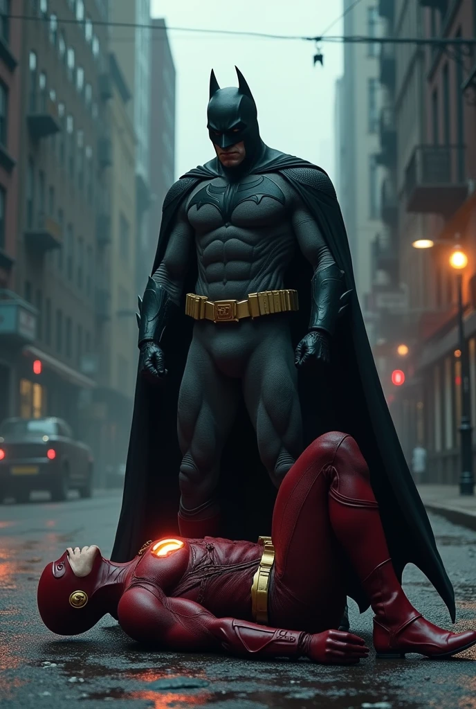 Batman killing the flash