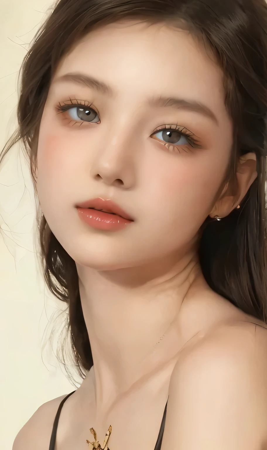 Beautiful girl and beautiful eyes. High quality