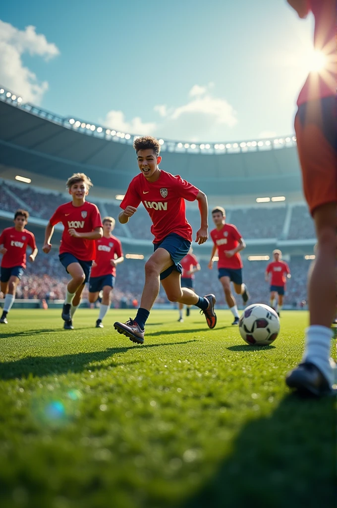 Football school advertising