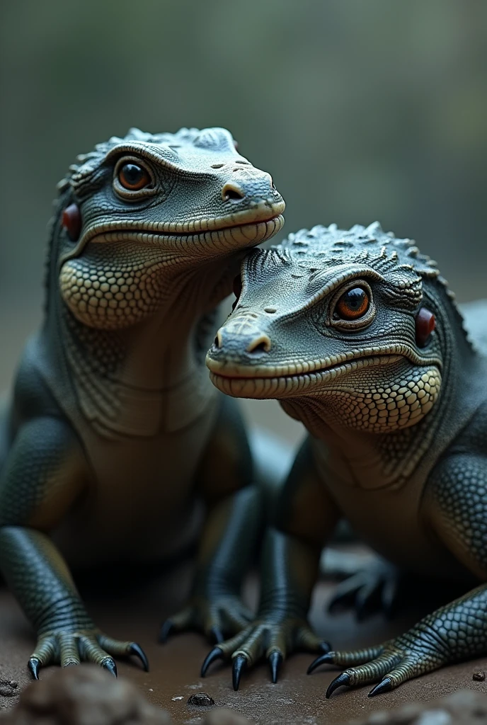 Nile monitors crying