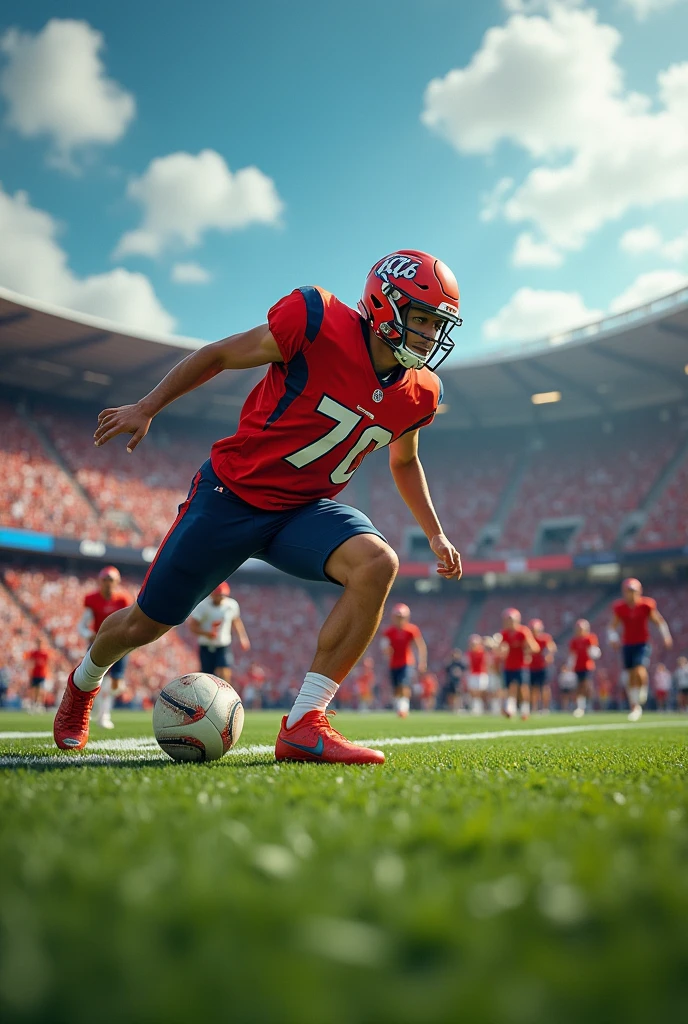 Football school advertising
