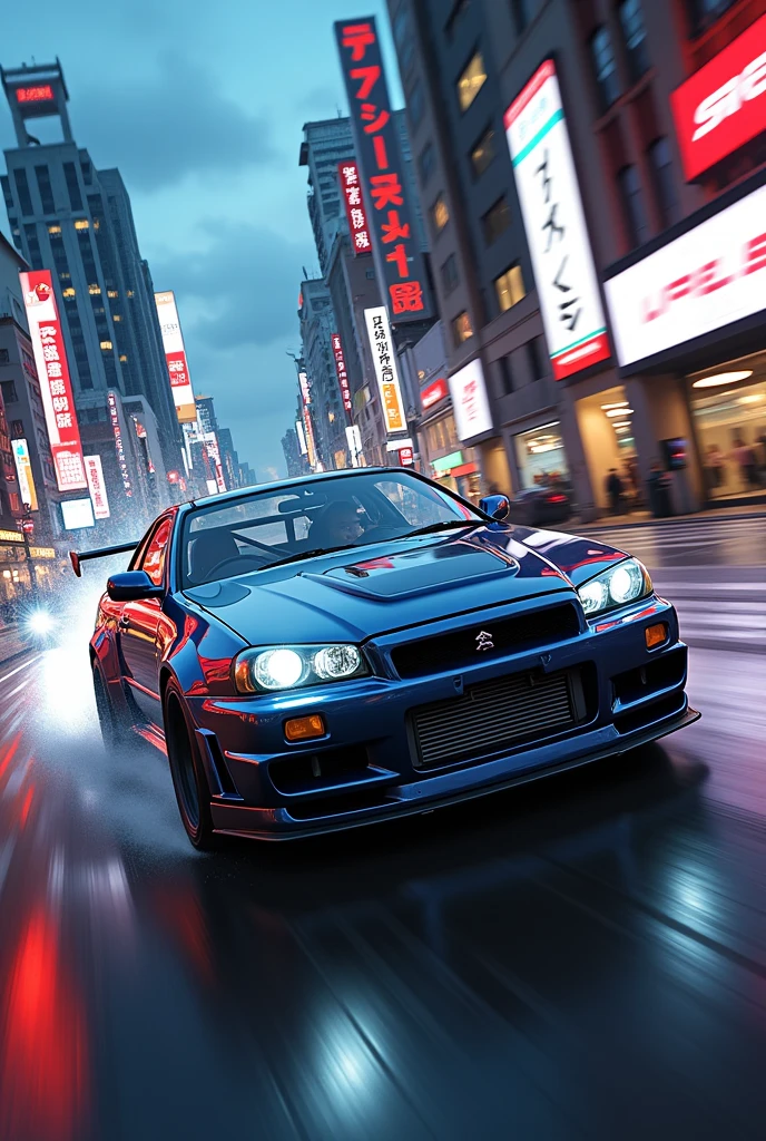 nissan skyline r34 in japan