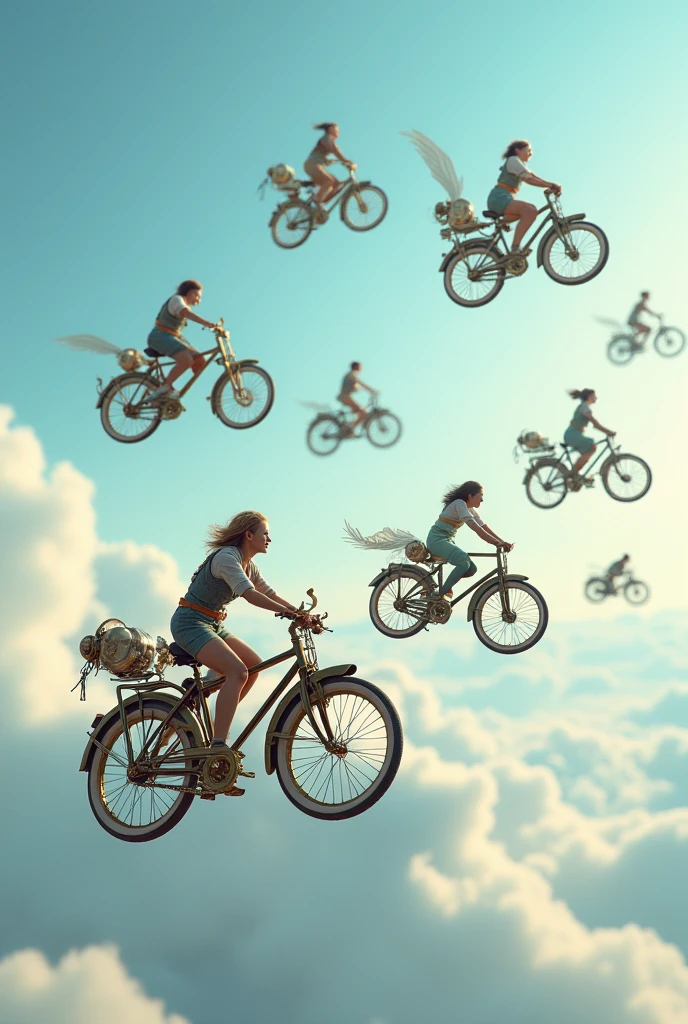 10 Flying Bicycles