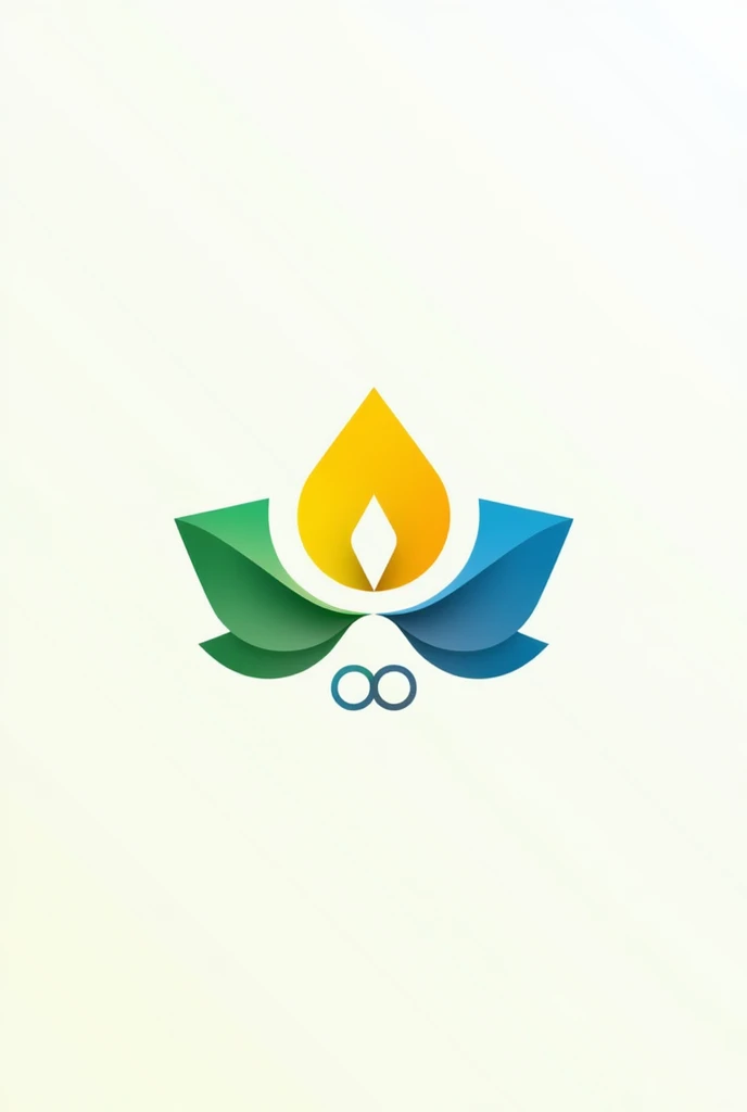 Logo of a company called: “Savings Bank Forging Your Future - CAFF” in yellow, green and blue all in Spanish 