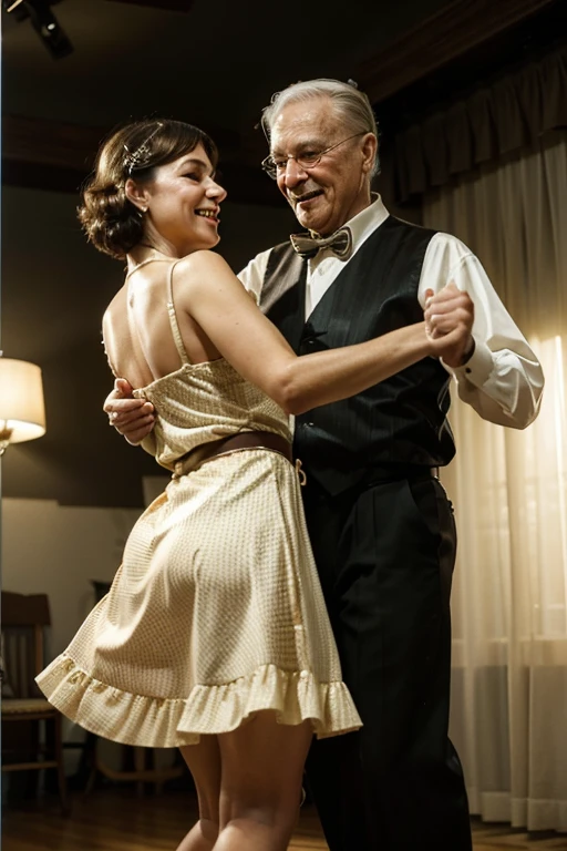 Boogie-woogie our grandfathers
Danced till dinner time
And in the evening they danced again,
# At any hour of the day
And they never knew boredom
# They'd boogie-woogie
# They'd forget everything in the world #
¶ And all they could hear was the sound ¶
♪ Boogie-woogie, boogie-woogie ♪
Boogie-woogie
